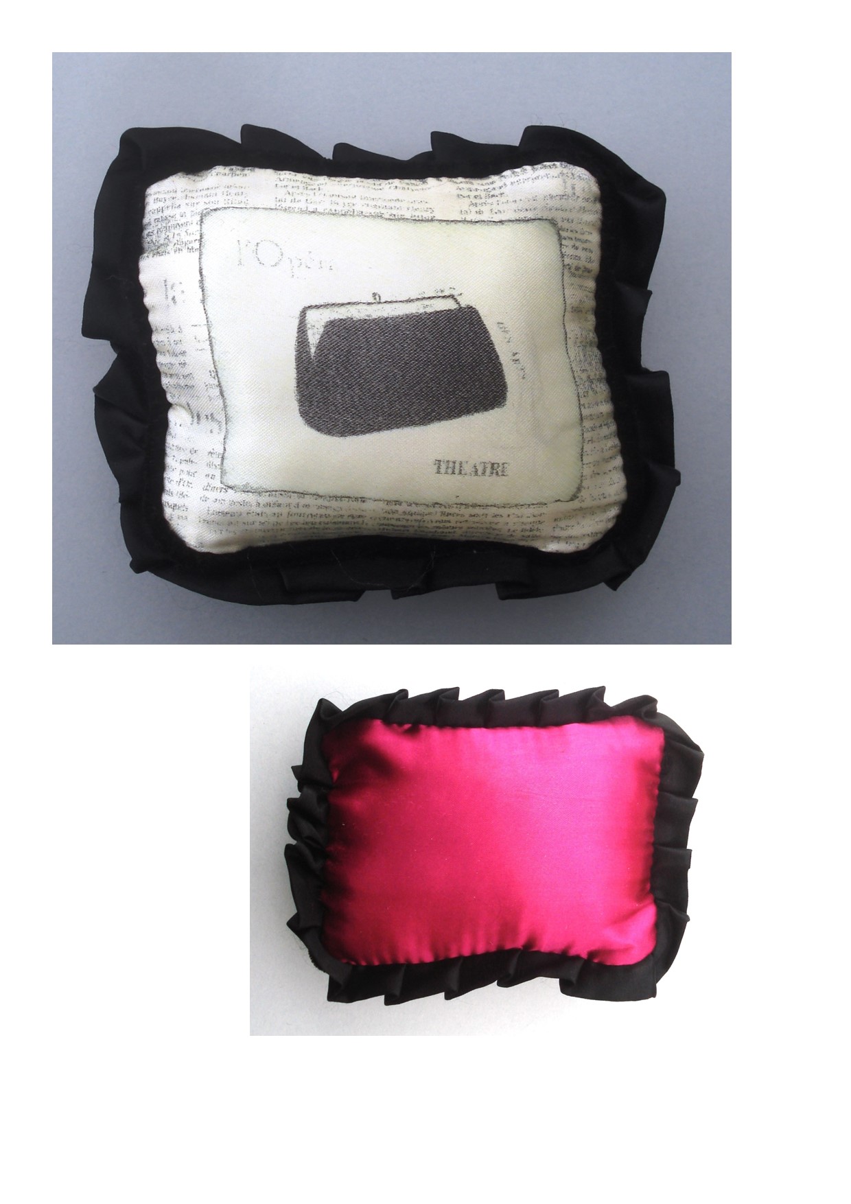 1 COUSSIN  motif SAC  l'chelle des poupes 39 cm Tyler Gene